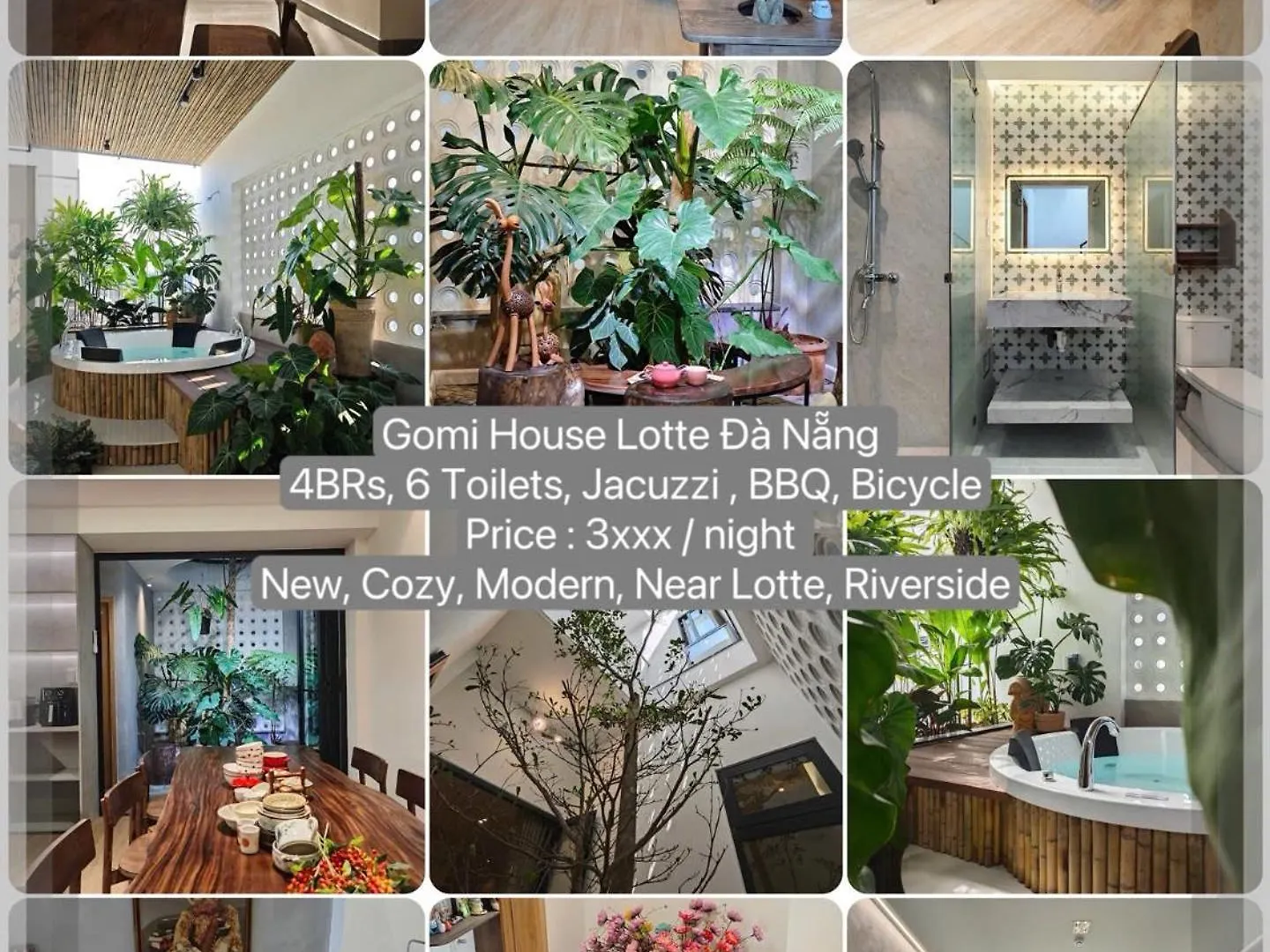 Gomihouse-Cozy-4Brs-5 'To Lotte Mart- Jacuzzi Pool Villa Da Nang Vietnam